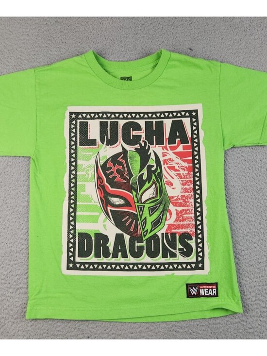 WWE Authentic Other - WWE Lucha Dragons Shirt Youth Large Authentic Triple A Wrestling Short Sleeve